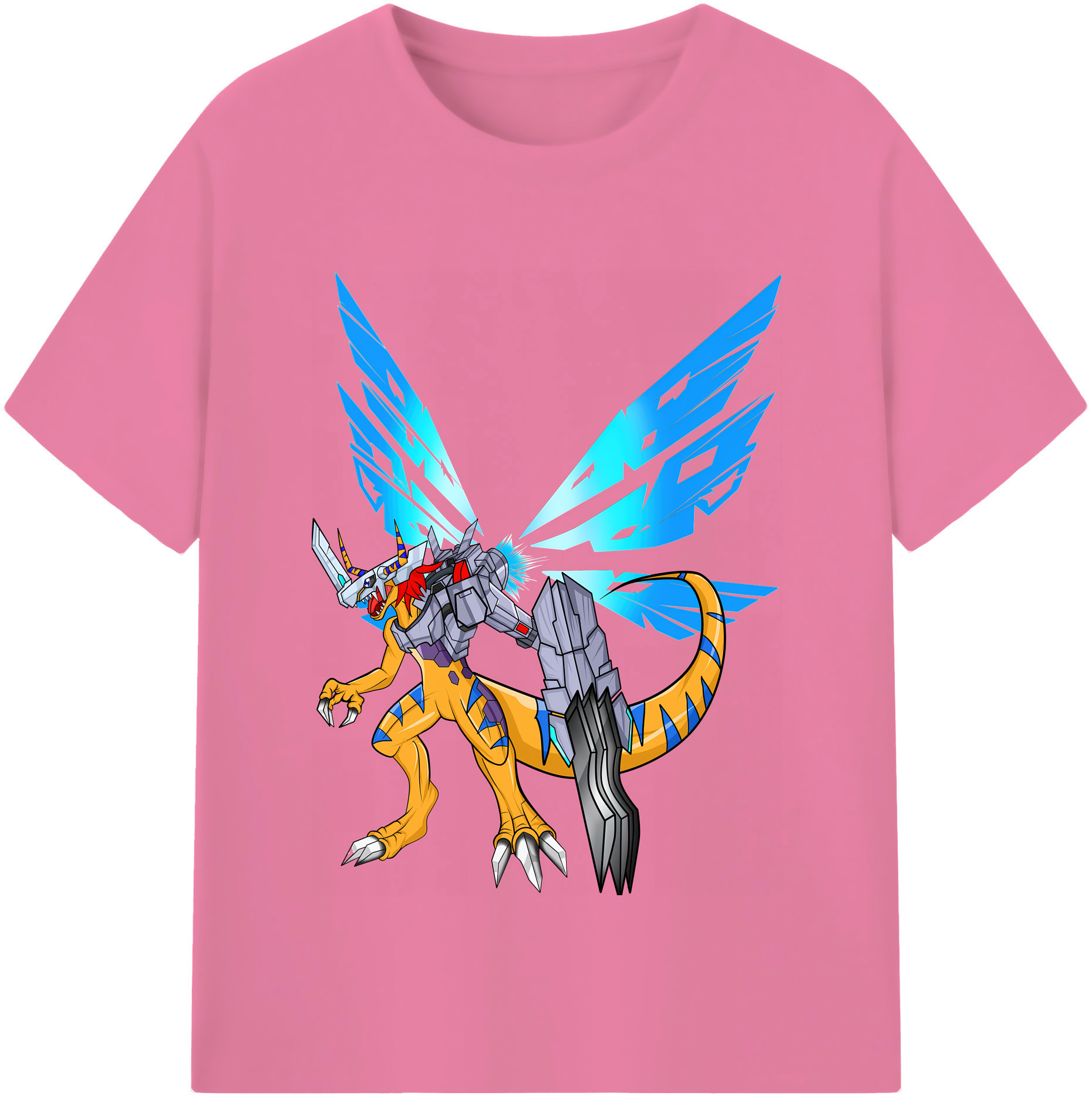 （画像用） Digimon デジタルモンスター/デジモン 綿100％半袖Tシャツ（フロントプリント）